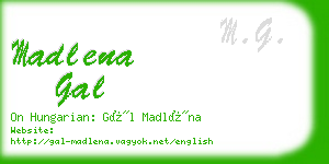 madlena gal business card